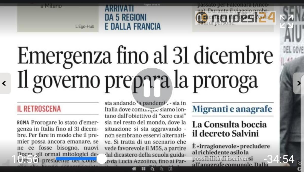 Rassegna stampa in diretta 10 luglio 2020 - Video - 