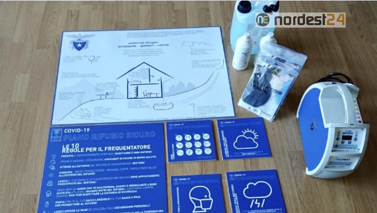 Fvg, nei rifugi Cai kit anti Covid per prevenzione e sanificazione - 