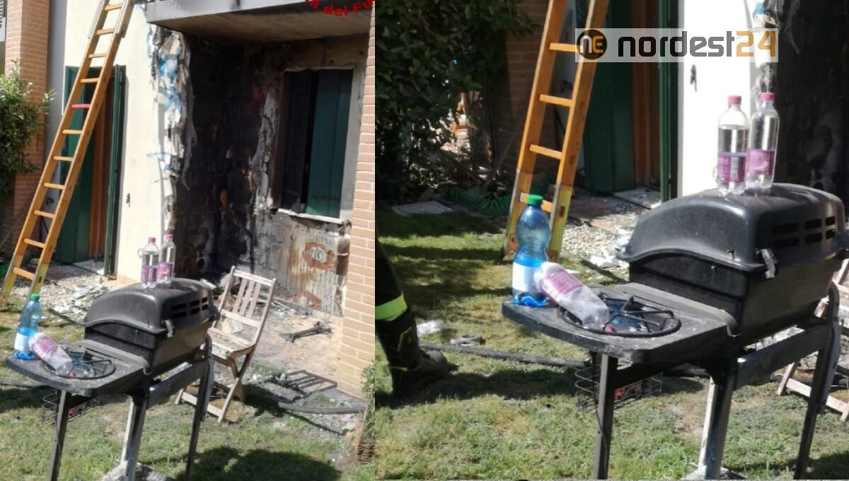 Perdita di gas GPL di un barbecue: incendio in abitazione - 