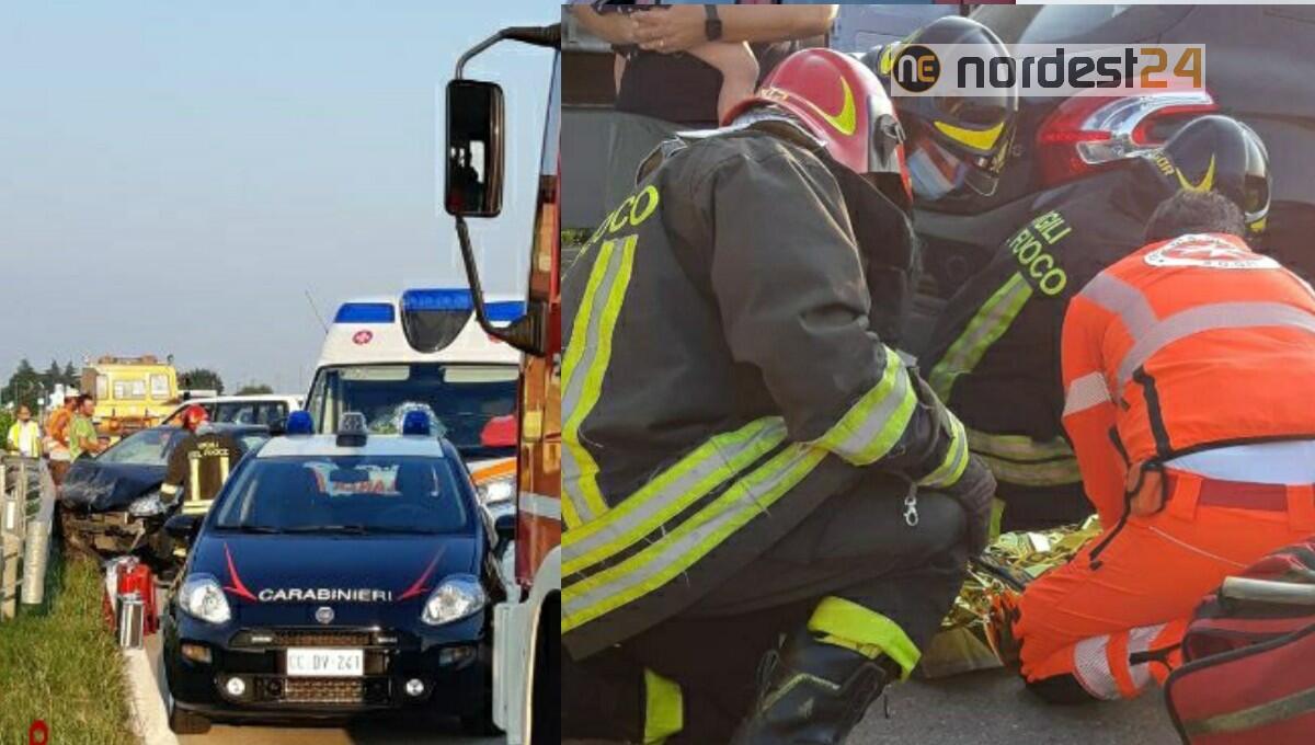 Incidente a Bertiolo: scontro tra 2 auto, coinvolta anche una bimba di 3 anni - 