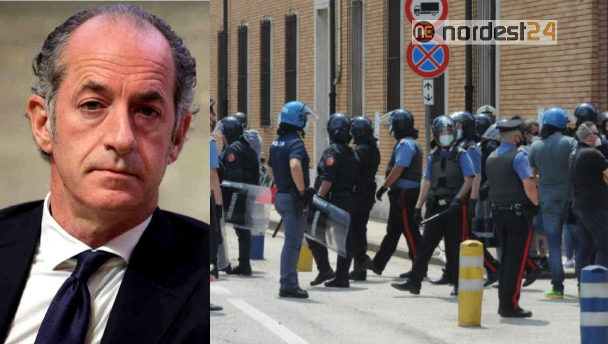 Rivolta migranti, Zaia: «Stop caserme, chiudere il centro». Oggi altri positivi - 