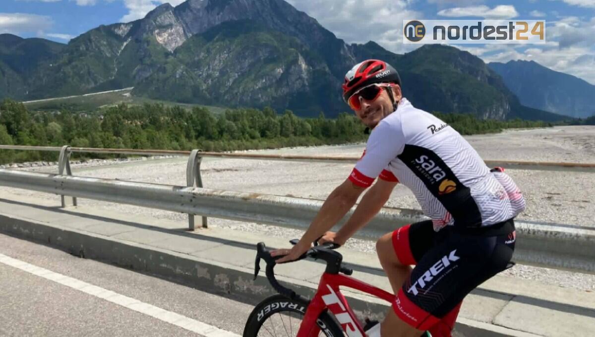 Fisichella 'in maglia rosa' testa la salita Arta - Priola - Zoncolan - 