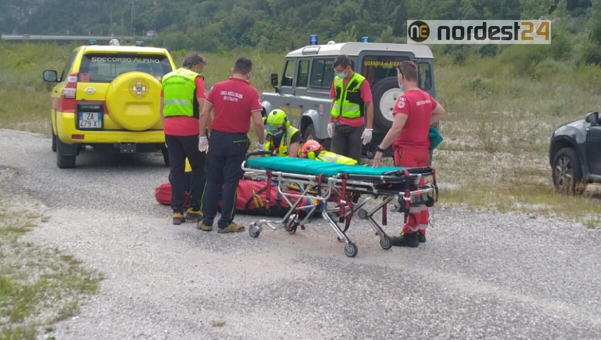 Ragazza 22enne si infortuna nella forra del Rio Simon: recuperata dall'elisoccorso - 