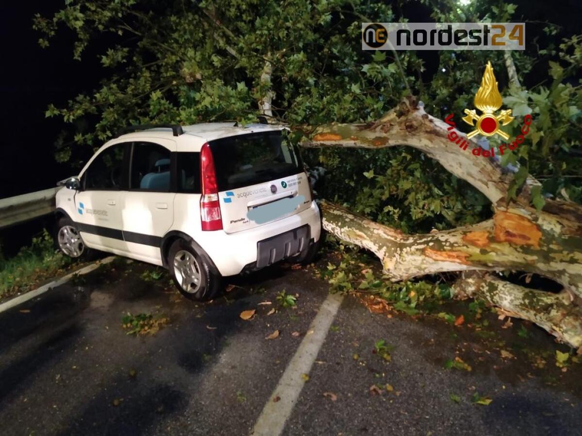 Un'altra notte di maltempo in Veneto:  oltre 100 richieste di soccorso - 