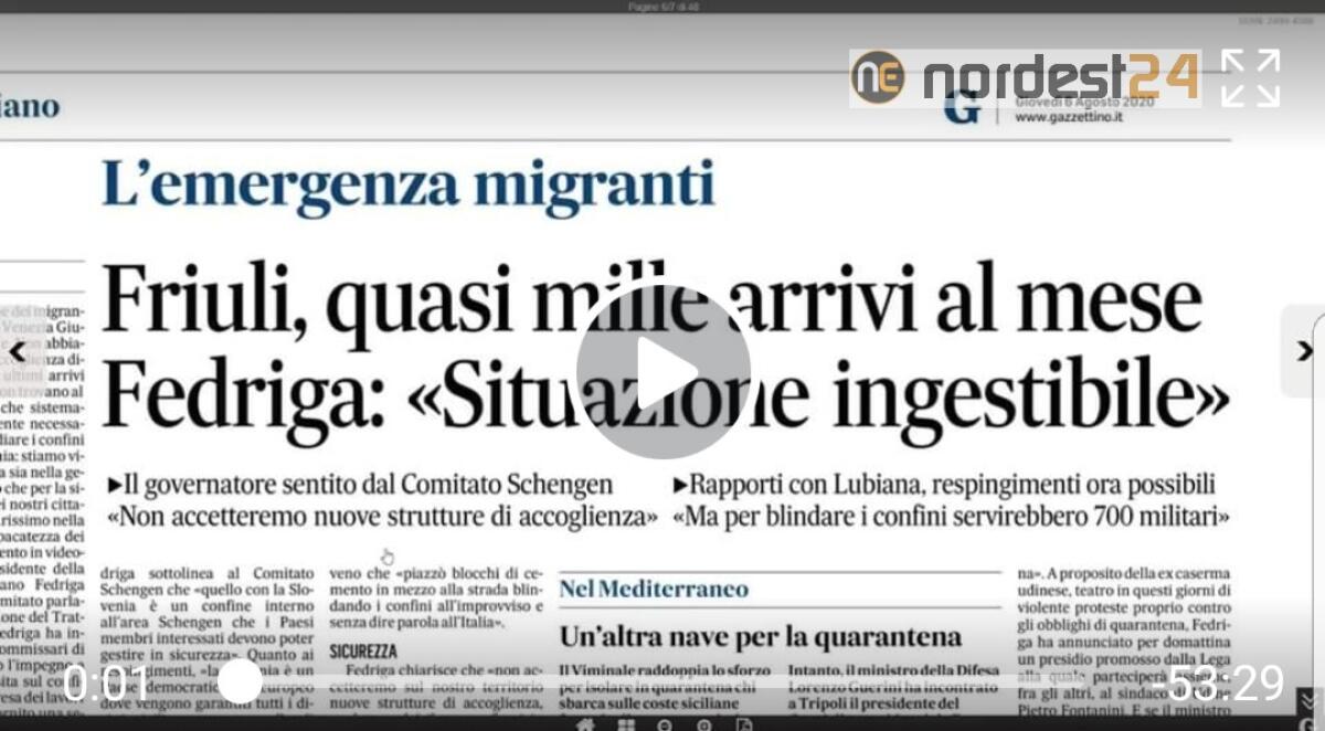 Rassegna stampa 06 agosto 2020 - VIDEO - 
