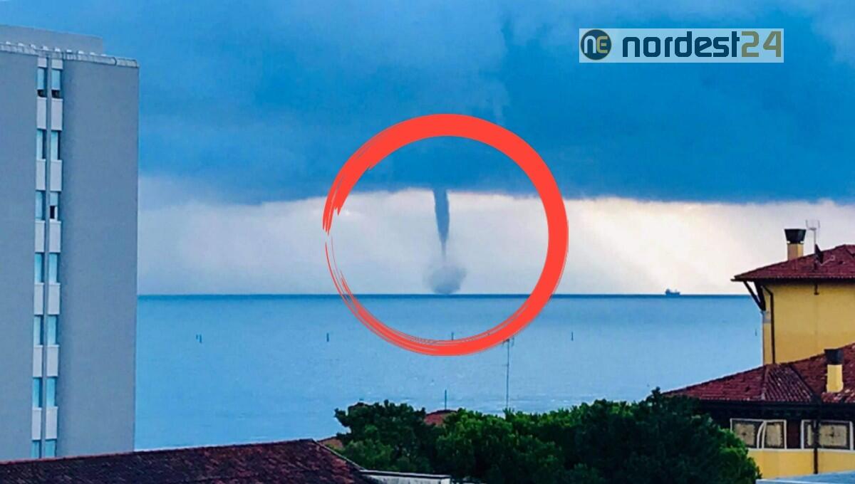 Grossa tromba marina a Lignano: nessun danno a cose o persone - 