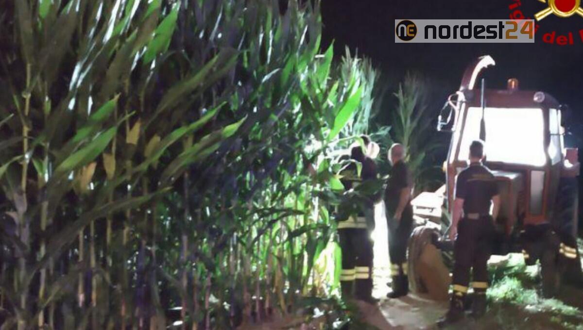 Gamba nella fresa mentre taglia il granoturco: ferito 47enne - 