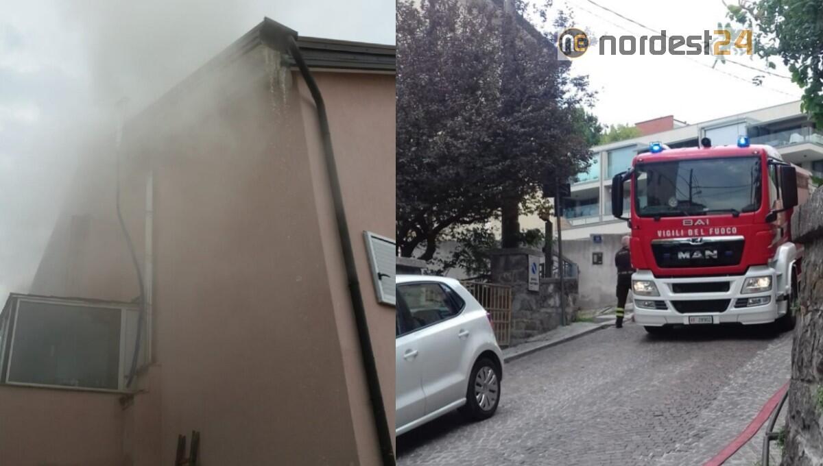 Incendio a Trieste: brucia il tetto di uno stabile - 