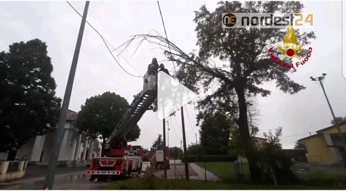 Maltempo, 28 interventi dei pompieri nella destra Tagliamento - 