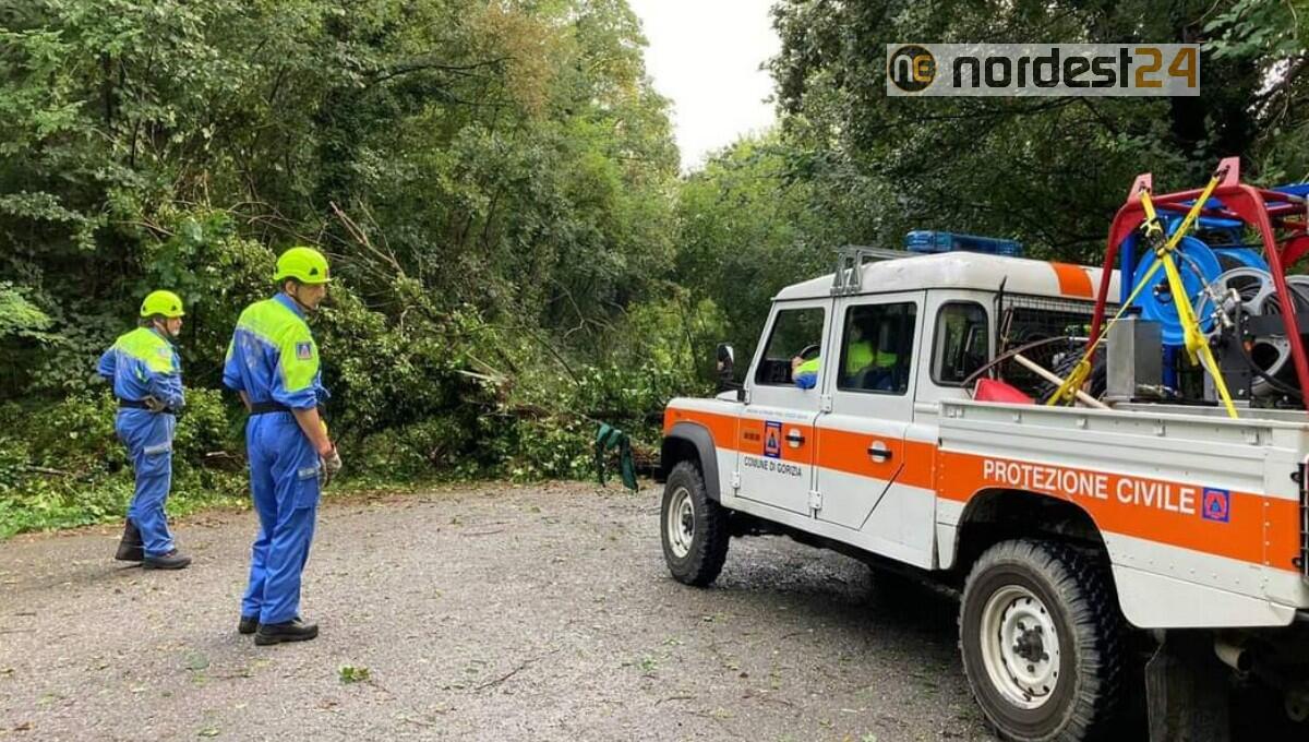 Maltempo. Maxi lavoro per la protezione civile di Gorizia - 