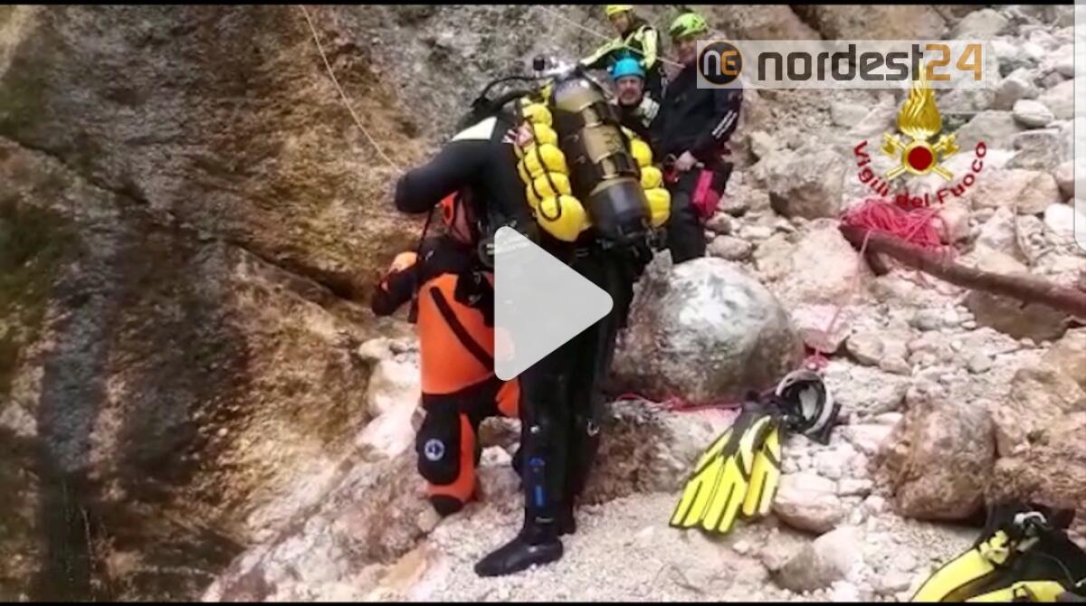 Cortina. Riprese le ricerche di Alfonso Maria Losta caduto nel torrente e scomparso - 