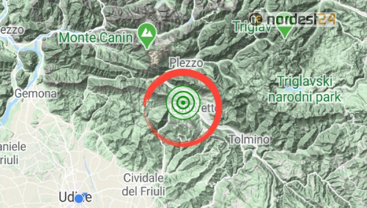 Scossa di terremoto, magnitudo 2.8 tra Fvg e Slovenia - 