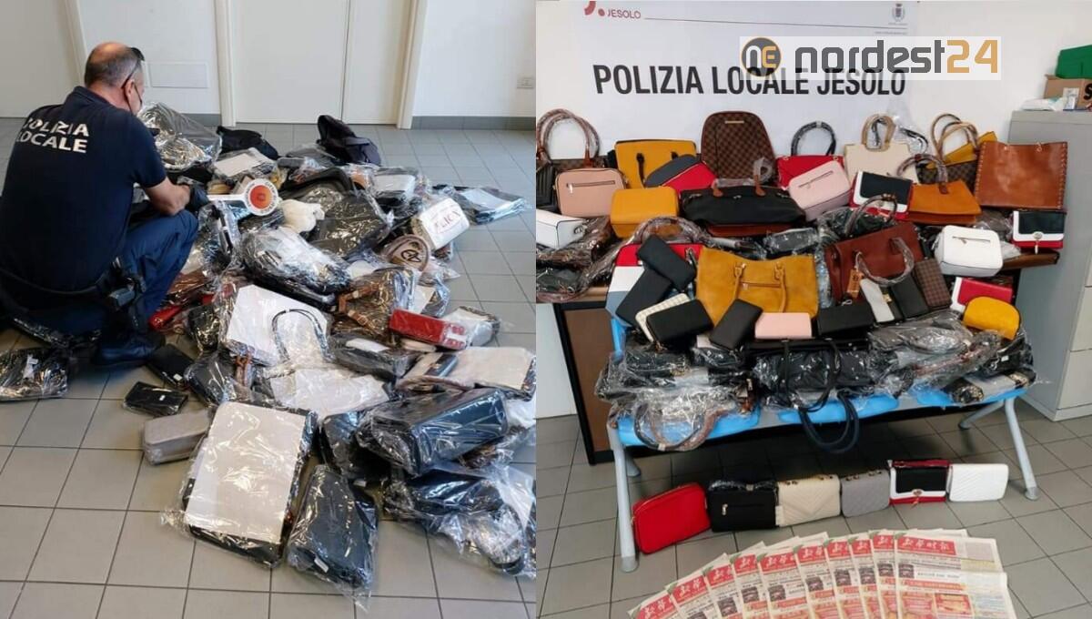 Jesolo. Maxi sequestro di merce abusiva destinata alla spiaggia - 
