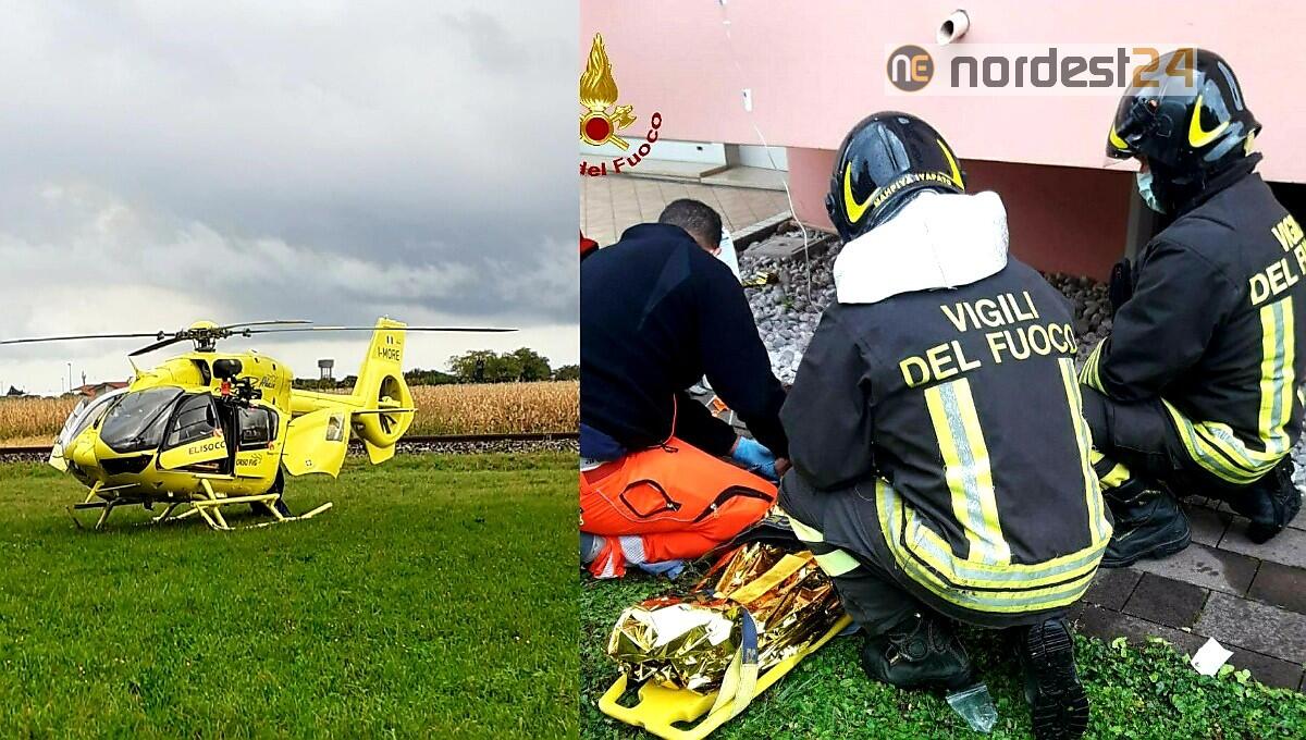 Maniago. Precipita dal primo piano del condominio: grave una donna - 
