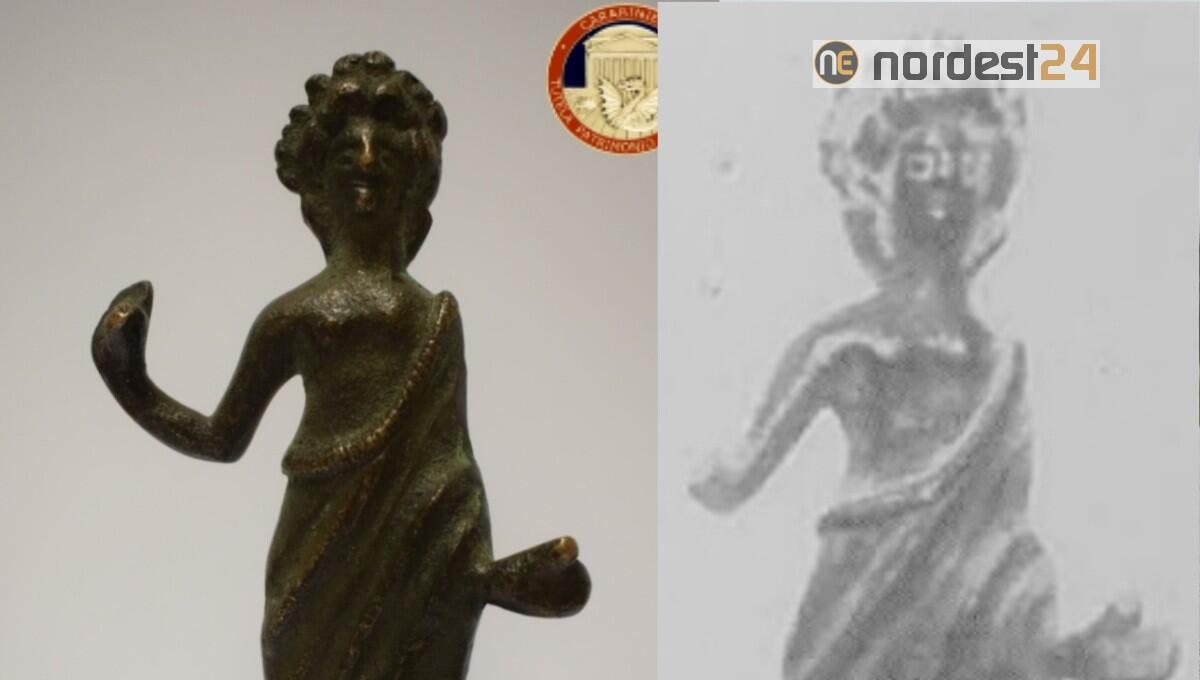 Recuperato dai Carabinieri un Bronzetto del valore di 80mila euro - 