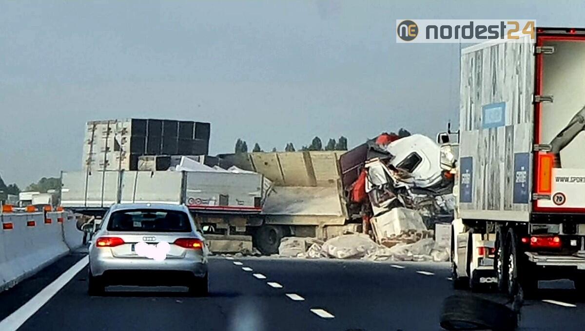 Grave incidente in A4 tra San Donà e Meolo: chiusa l'autostrada - 