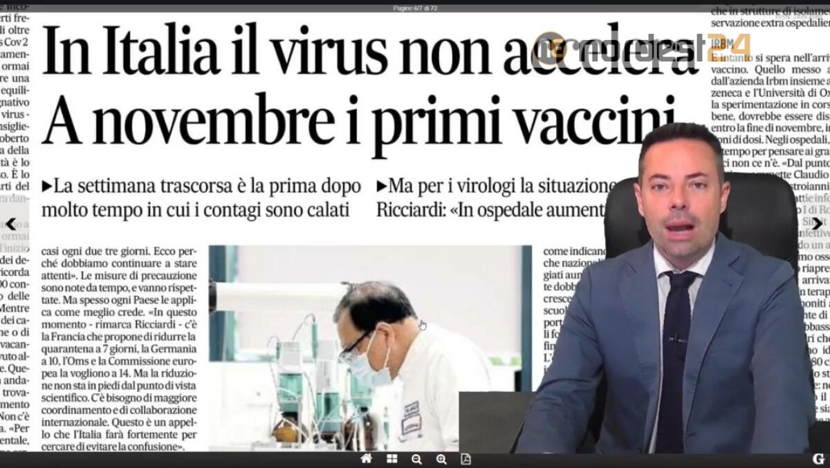 Il virus non accelera. Rassegna stampa 17 settembre - 