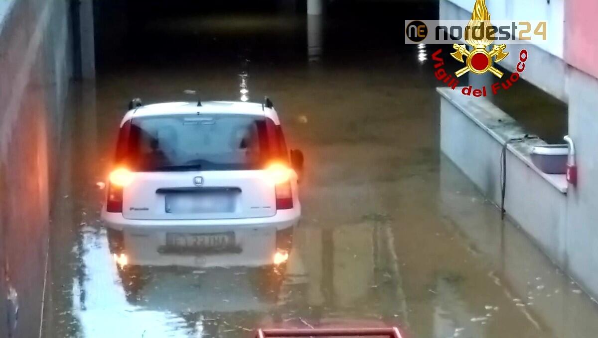 Maltempo nel vicentino: allagamenti e danni d'acqua - 