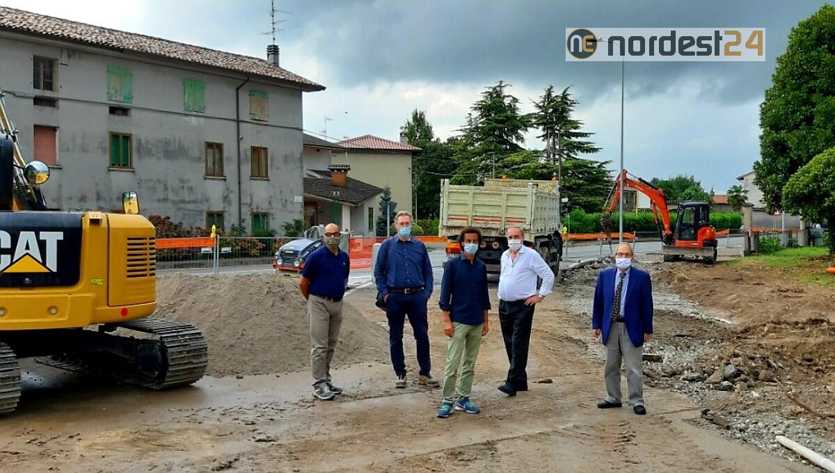 San Vito al Tagliamento, partito il cantiere della rotatoria di Gleris - 