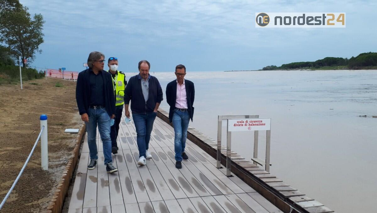 Lignano. Inaugurata la nuova area spondale del Tagliamento: oltre 1.6 milioni di euro - 