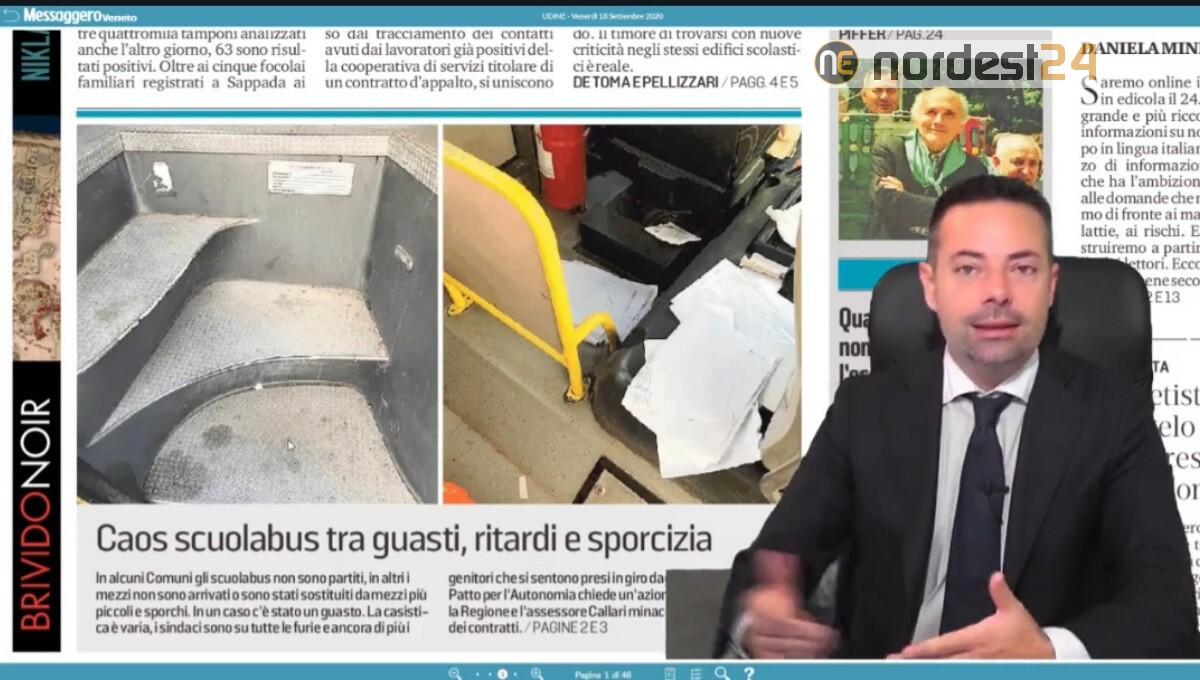 Caos scuolabus: "la ditta è un disastro". Rassegna stampa 18 settembre - 