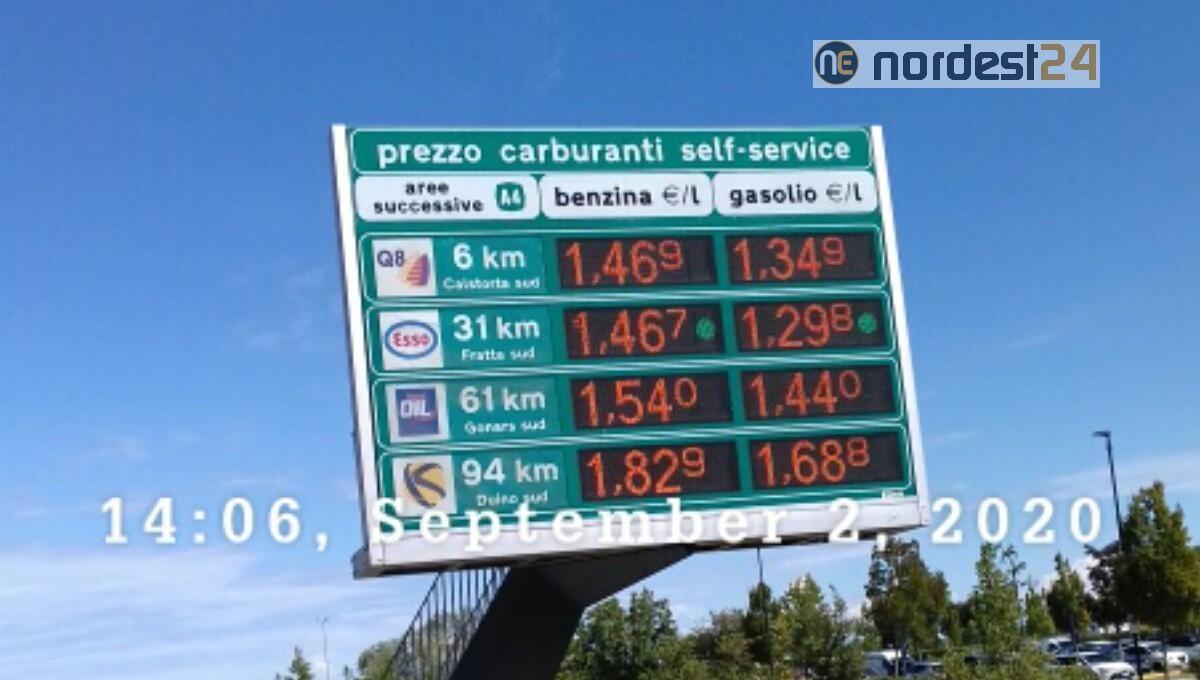 A Fratta Sud il prezzo più basso per il gasolio in tutta l'A4 - 