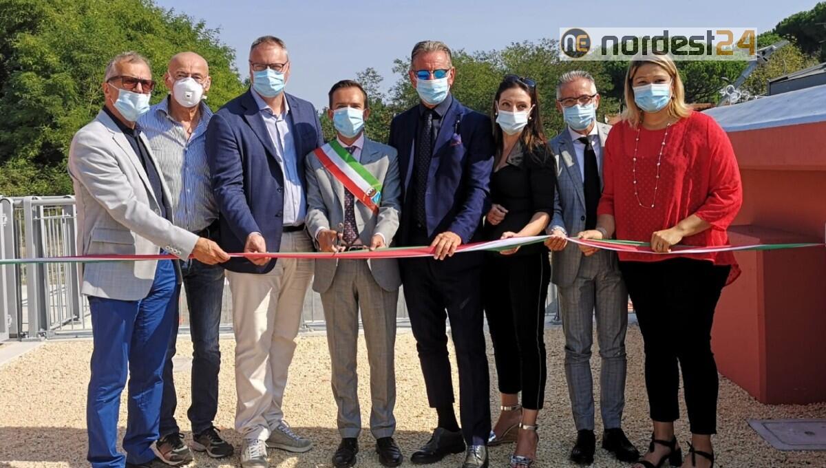 Inaugurata a Lignano la nuova idrovora di “Punta Tagliamento” - 