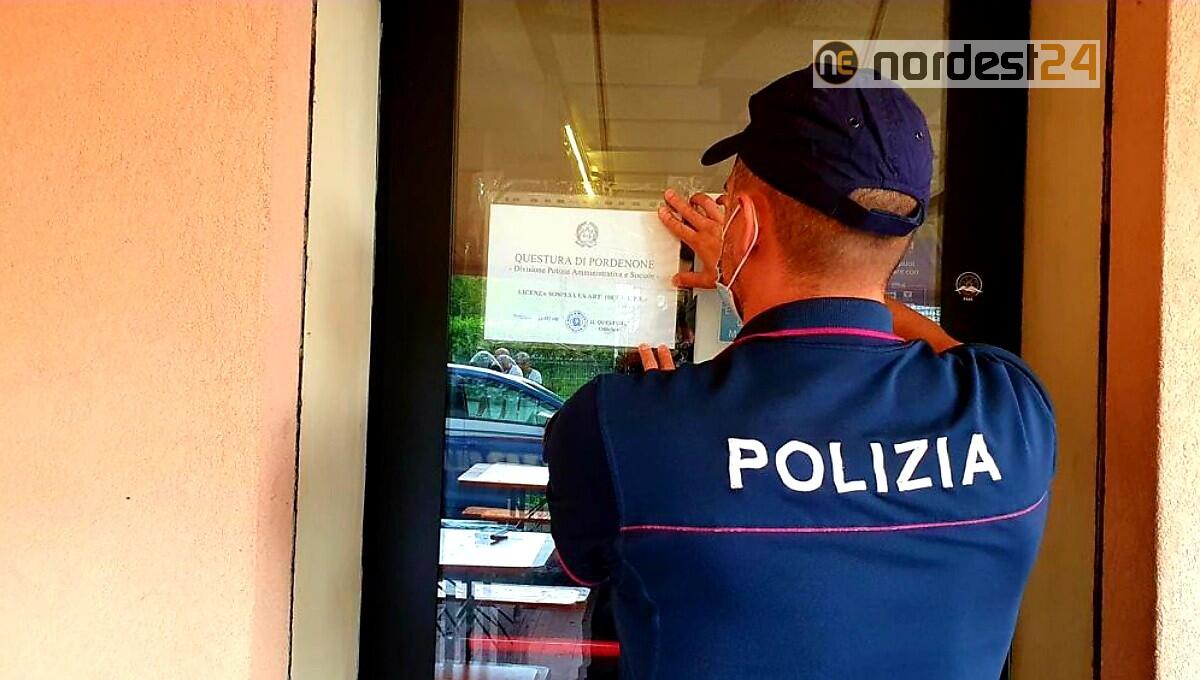 Fontanafredda. Il Questore chiude il "Bar La Suerte" per 30 giorni - 