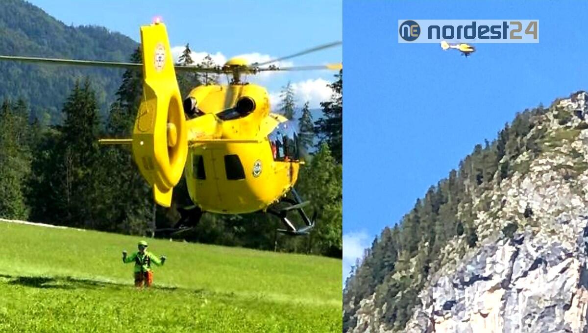 Donna soccorsa sul Varmost con verricellata di 70 metri - 