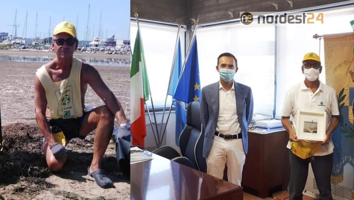 Lignano, premio per la "Bau Beach" a Francesco Mastroianni e la sua passione - 