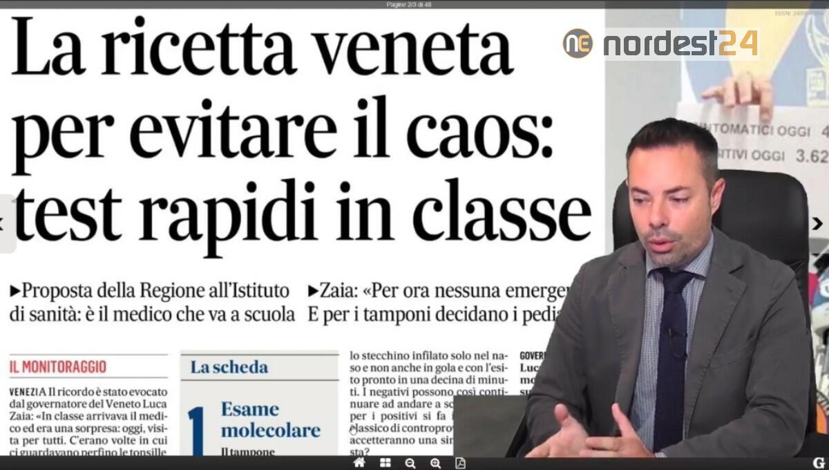 Test rapidi in classe. Rassegna stampa 29 settembre - 