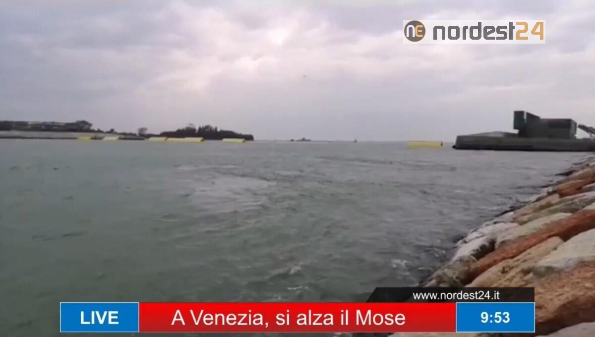 Venezia, giornata storica: si alza il mose. Video - 