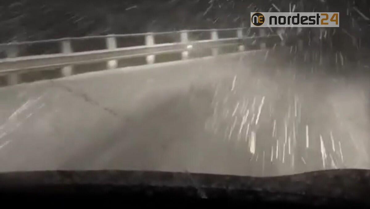 Nevica al Passo Bernina sopra Livigno, che meraviglia - 
