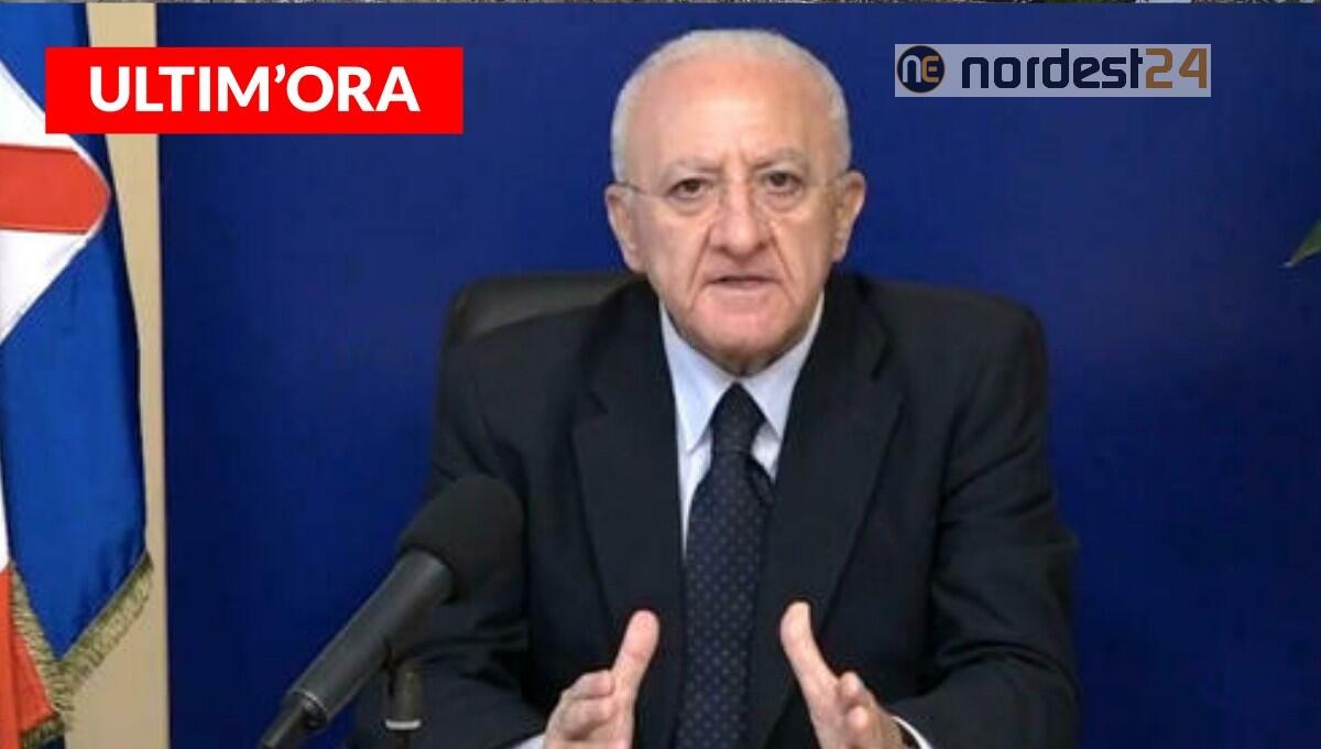 Lockdown in Campania: l'annuncio del presidente Vincenzo De Luca - 