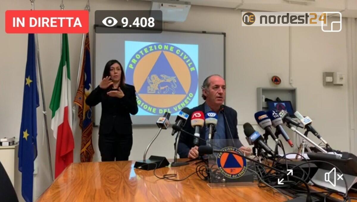 Zaia in diretta: "96% casi asintomatici, ma virus c'è e fa danni" - 