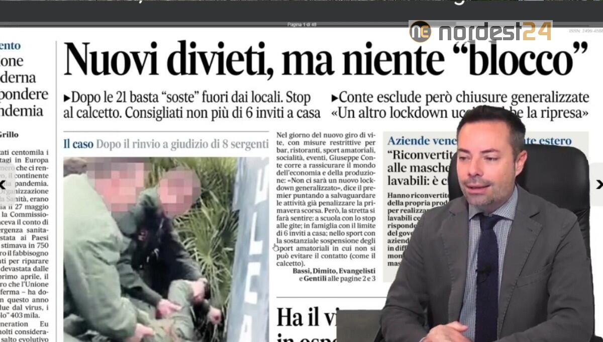 Dpcm, nuovi divieti. Rassegna stampa 13 ottobre - 