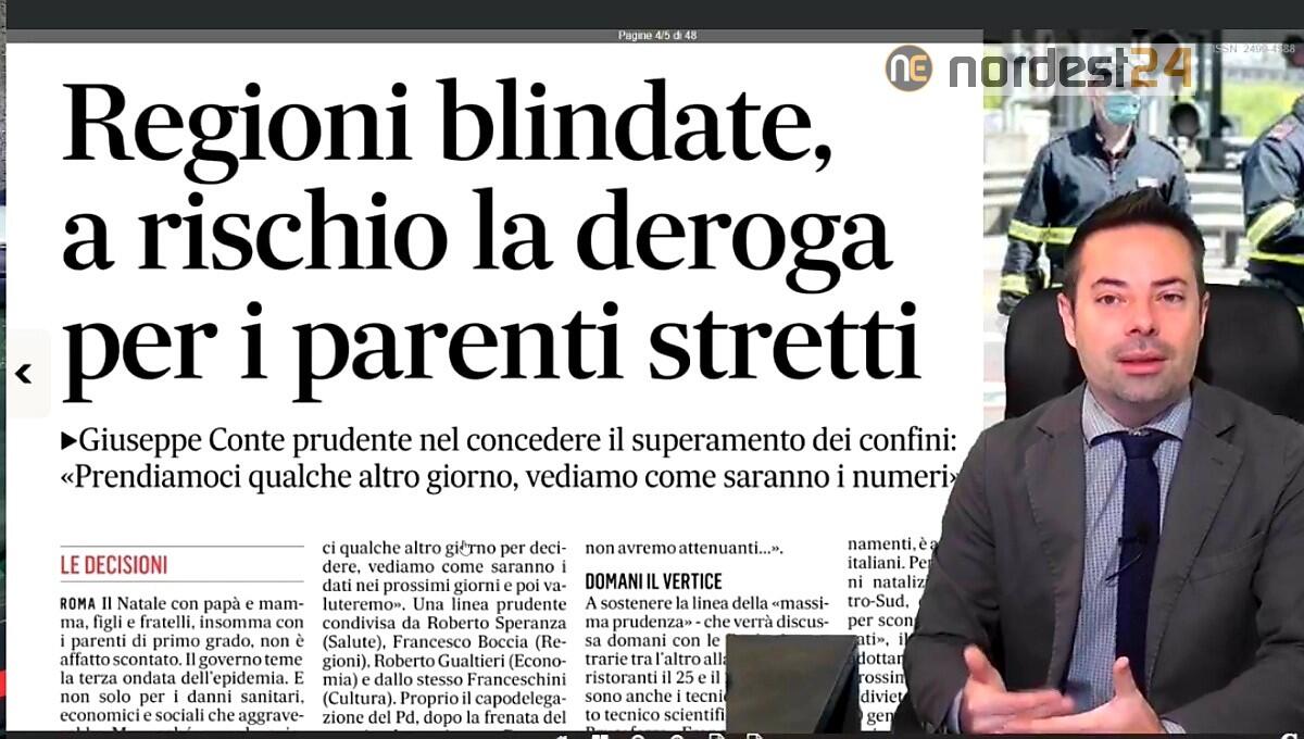 Nuovo Dpcm in arrivo. Rassegna stampa 30 novembre 2020 - 