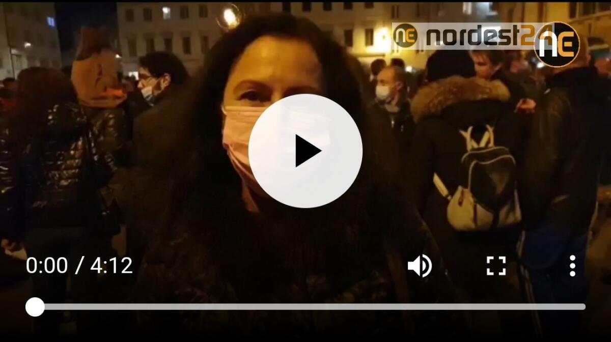 Udine, proteste contro il Dpcm: intervista a Cristina Pozzo - 