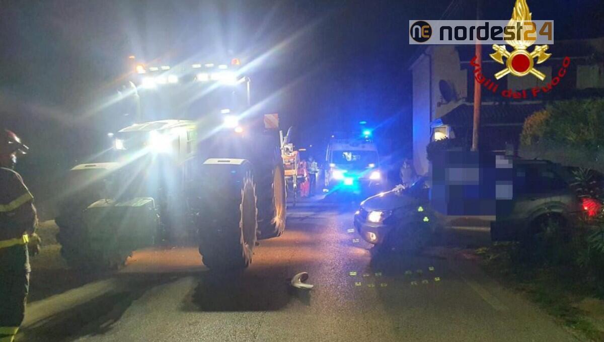 Scontro tra auto e trattore: deceduto l'automobilista - 