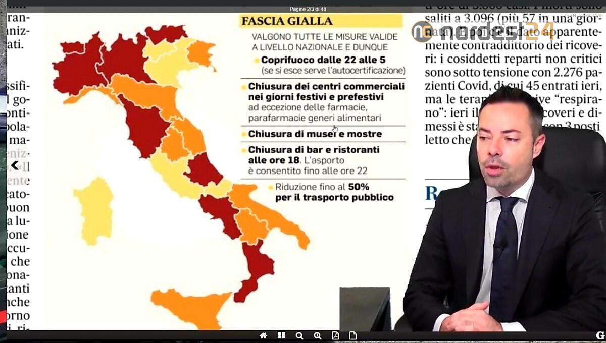 Veneto, fascia gialla o arancione: oggi il verdetto. Rassegna stampa 20 novembre - 