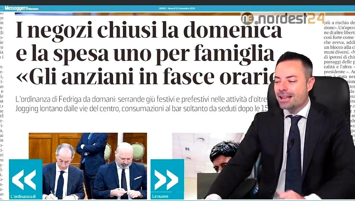 Ordinanze: tutte le nuove regole. Rassegna stampa 13 novembre - 