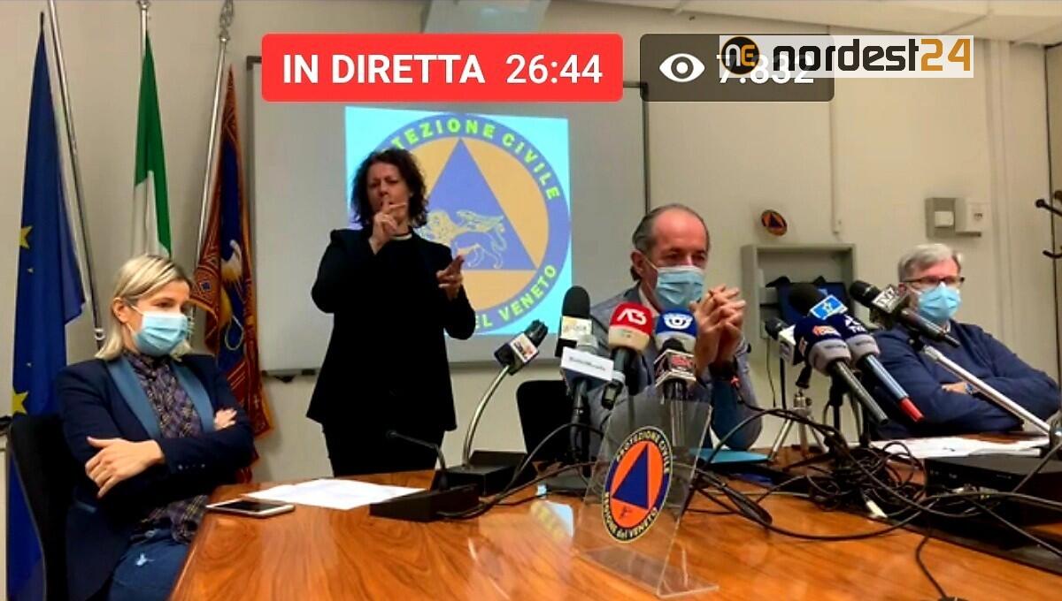 Zaia, "Veneto arancione? A vedere le piazze viene il dubbio" - 
