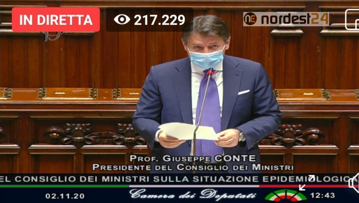 Conte in diretta: " centri commerciali chiusi nel weekend e coprifuoco nazionale" - 