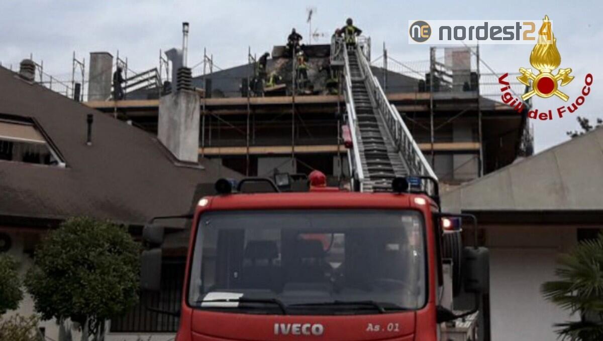 Latisana. Incendio di un tetto ad Aprilia Marittima: persone fatte evacuare - 