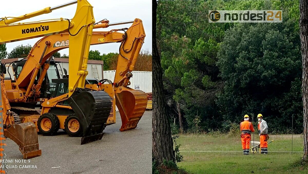 Al via a Bibione i lavori per la nuova pista ciclabile in via Baseleghe - 