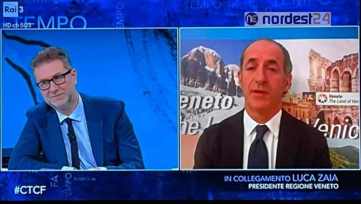 Zaia su Rai3: "in Veneto ordinanze per scoraggiare assembramenti" - 