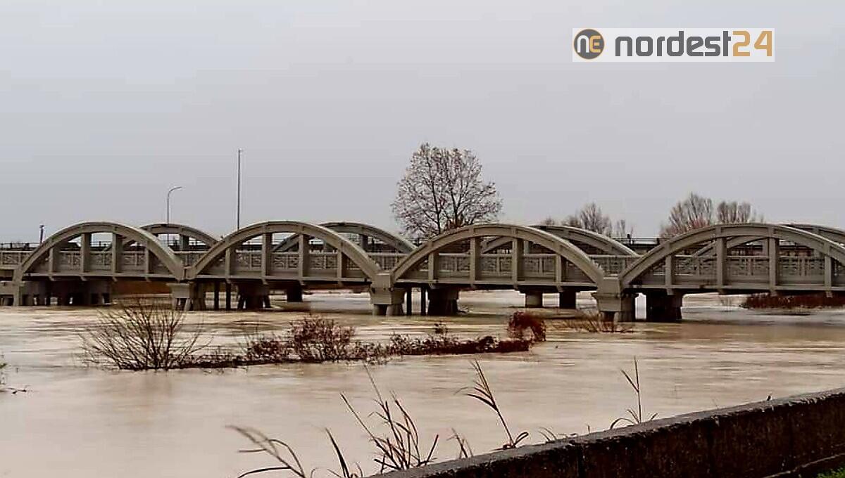 A San Stino alto il livello del Livenza, situazione costantemente monitorata - 