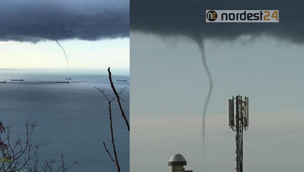 Tromba d'aria marina a Trieste oggi 7 dicembre 2020 - 