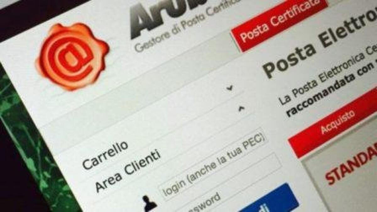 Su ArubaMail la truffa che prosciuga il conto - 