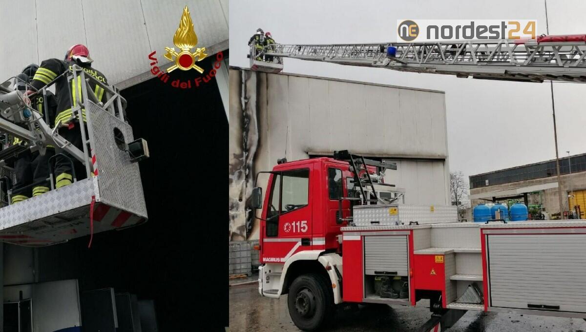 Incendio in fabbrica a Maniago: fiamme domate dai pompieri - 